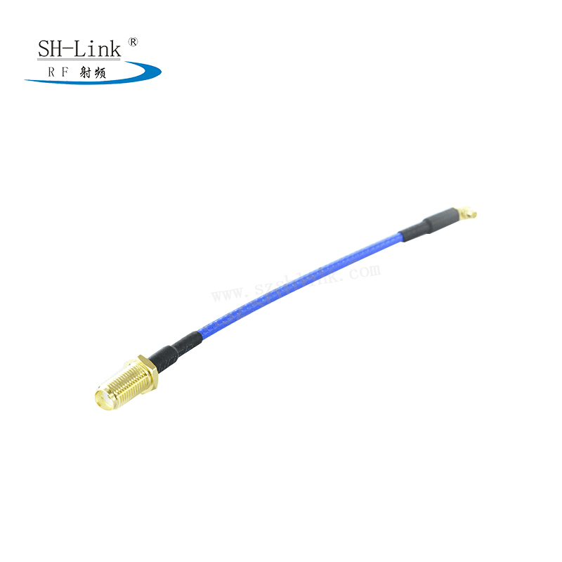 SMA  female with 086 cable to MMCX male 90 degrees