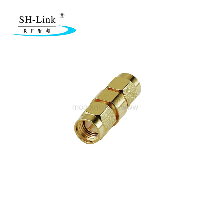 RP SMA male to SMA male adapter