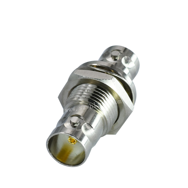 50Ω BNC Straight bulkhead Female to female adapter