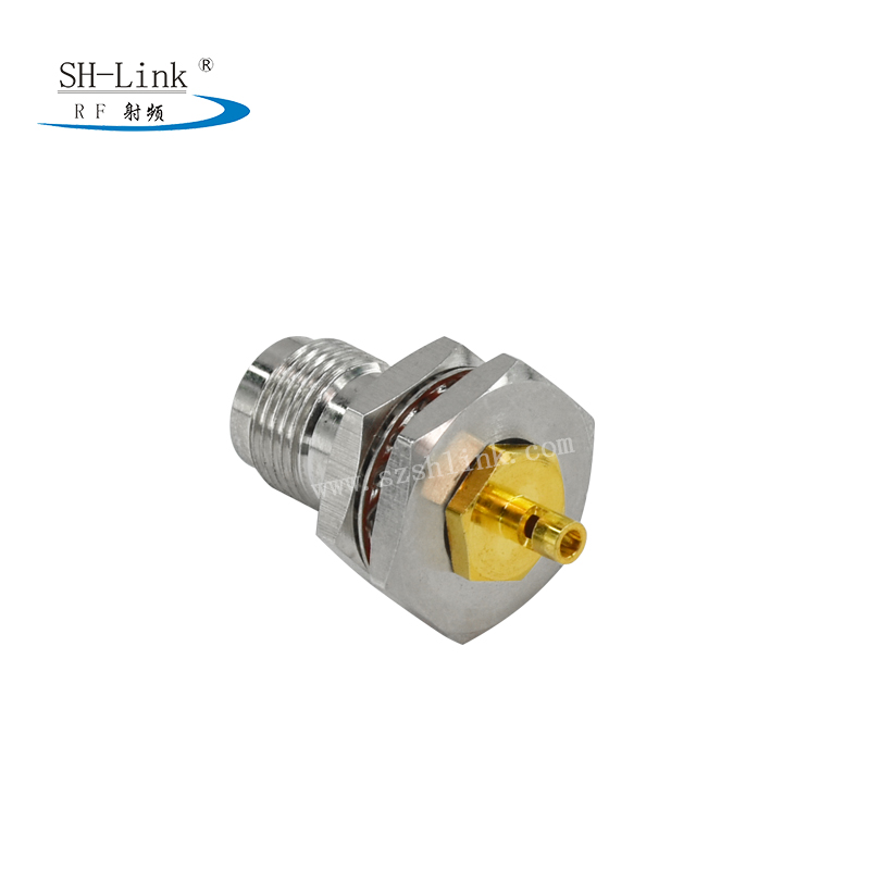 75 Ohm TNC Connector Bulkhead Female Crimp for RG174 RG136