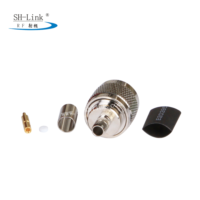 Straight N Male Plug LMR240Coaxial Cable Connector