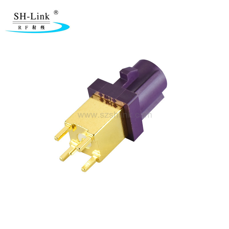 Fakra SMB PCB Connector D type