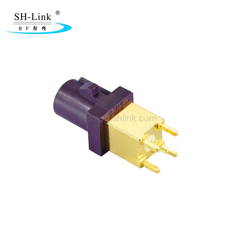 Fakra SMB PCB Connector D type