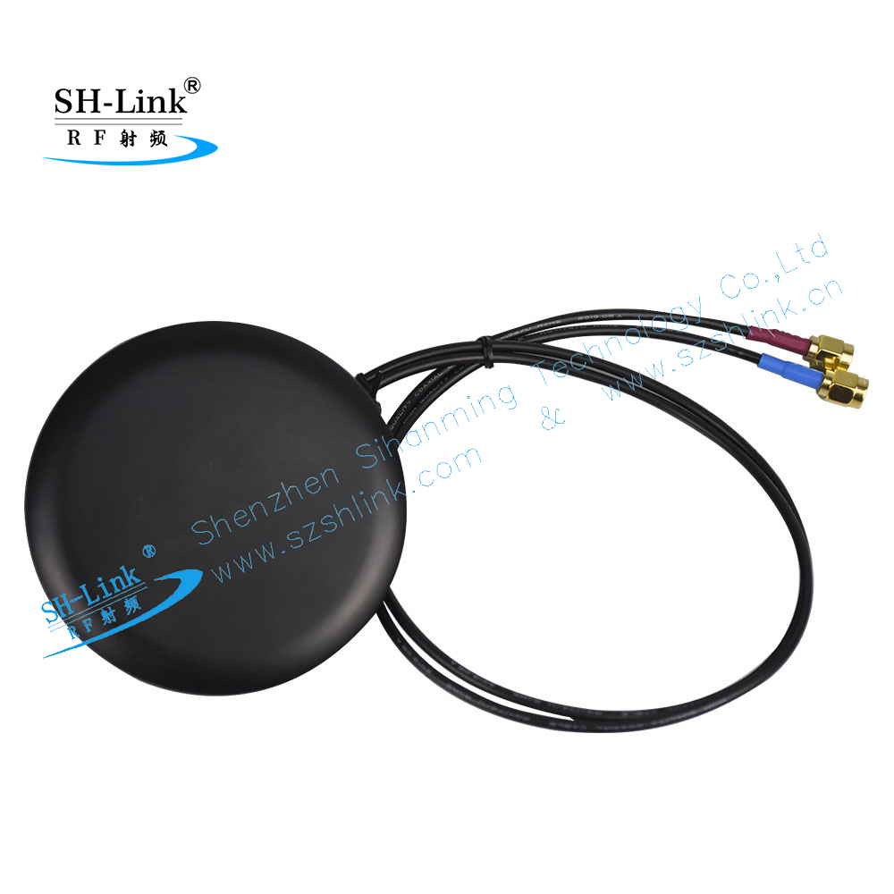 【18dBi gain】Beidou 3rd generation + GPS dual frequency + GSM quad frequency three-in-one antenna + waterproof d| SH-Link