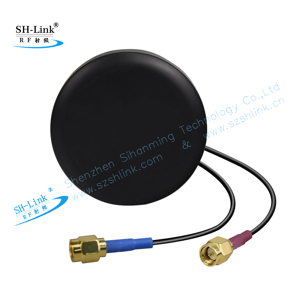 【18dBi gain】Beidou 3rd generation + GPS dual frequency + GSM quad frequency three-in-one antenna + waterproof d| SH-Link