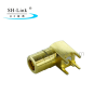RF coaxial SMB female connector,right angle for PCB connector