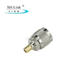 Nickel plated SMB female to N male adaptor