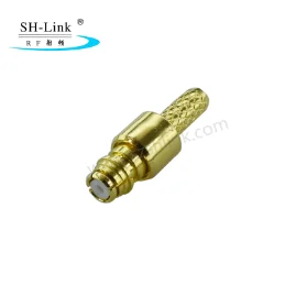 RF SMC coaxial male connector for RG316 RG174 cable, gold plating