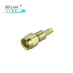 RF SMC coaxial male connector for RG316 RG174 cable