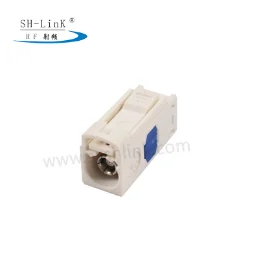 Connecteurs Fakra C Femelle - Lot De 10, Bleu - Pour Câbles RG316, RG174, VLMR100
