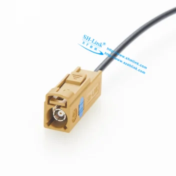 RF coaxial Fakra male connector with RG174 cable assembly SH-Link.