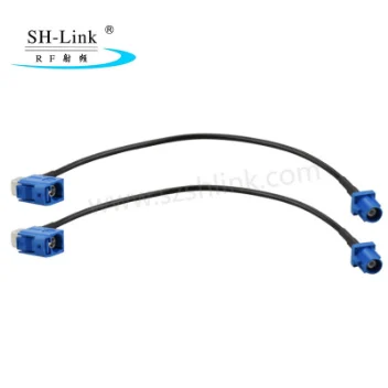 FAKRA C type female with RG174 to FAKRA male,Blue