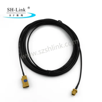 FAKRA K type female with RG174 to FAKRA K type male, colour of loess