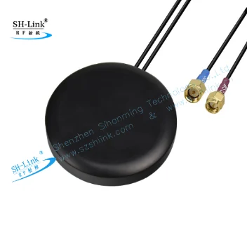 【18dBi gain】Beidou 3rd generation + GPS dual frequency + GSM quad frequency three-in-one antenna + waterproof d| SH-Link